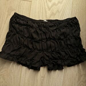 Girls Like Us Ruched Mini Shorts